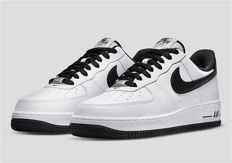 nike air force white black